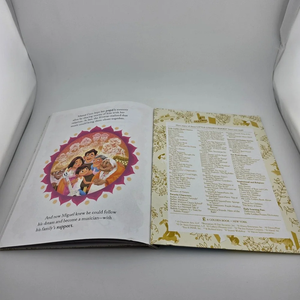 Little Golden Book Disney Pixar Coco Hardcover Pre-Owned‎
